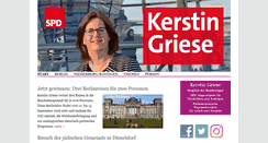Desktop Screenshot of kerstin-griese.de