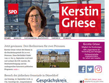 Tablet Screenshot of kerstin-griese.de